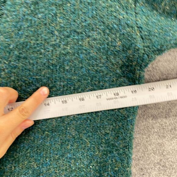 A New Approach Cardigan Women XS Green V-Neck Button Knit Long Sleeve Pockets - Picture 6 of 8